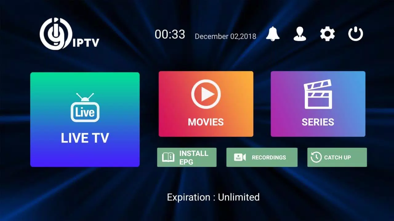 IG-IPTV UK Interface